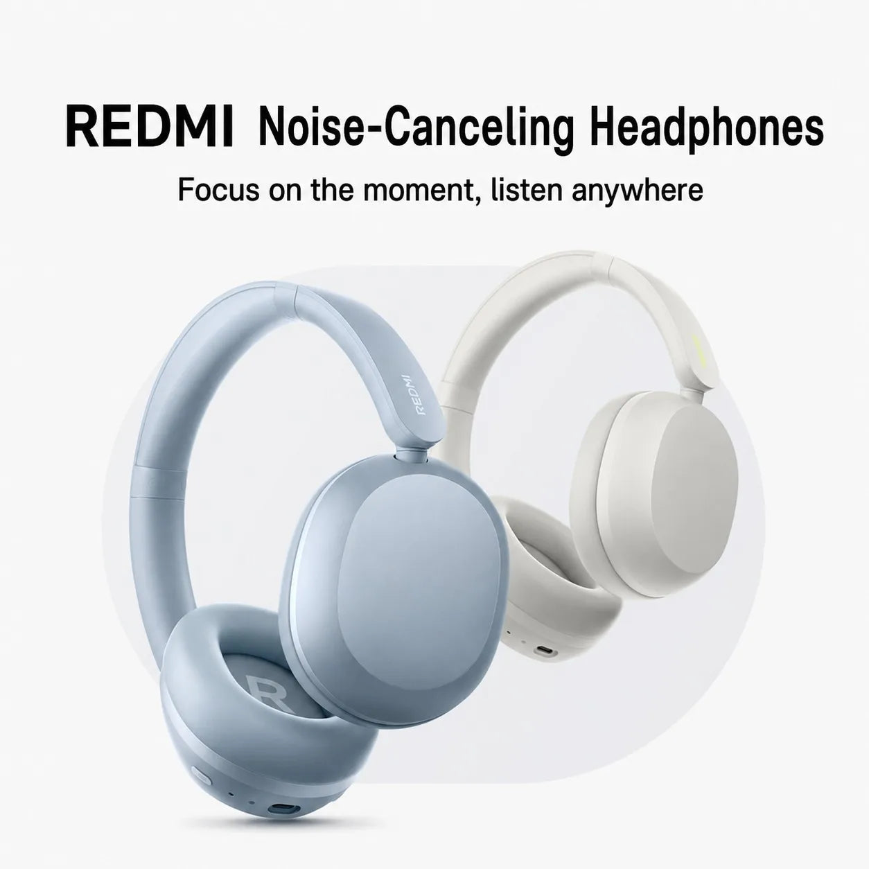 Auscultadores Bluetooth Over-Ear com Cancelamento Ativo