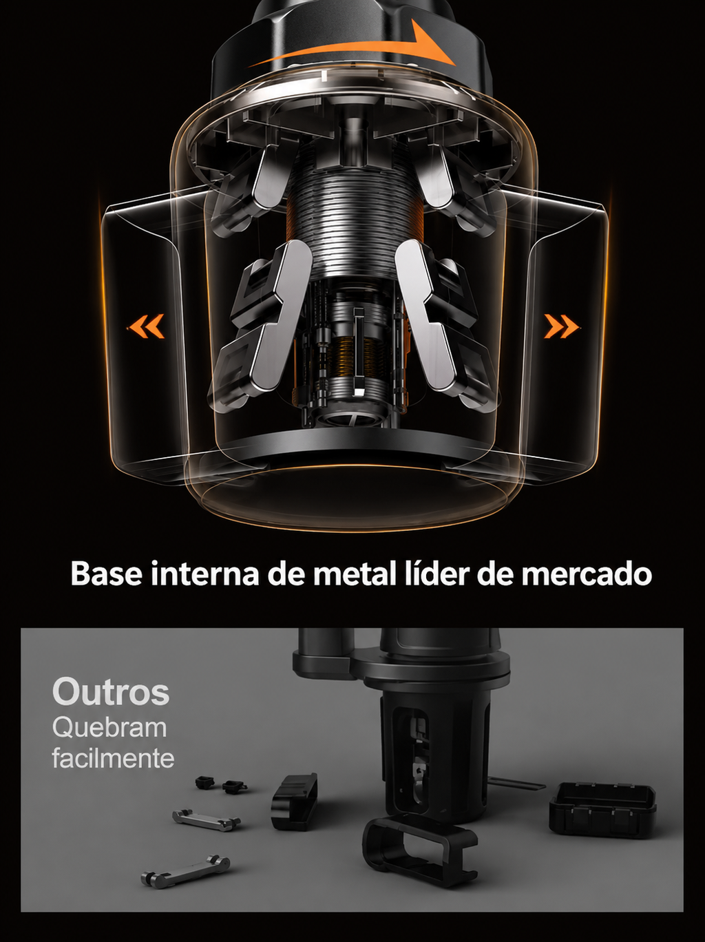 Suporte de Telemóvel para Porta-Copos de Carro | Ajustável