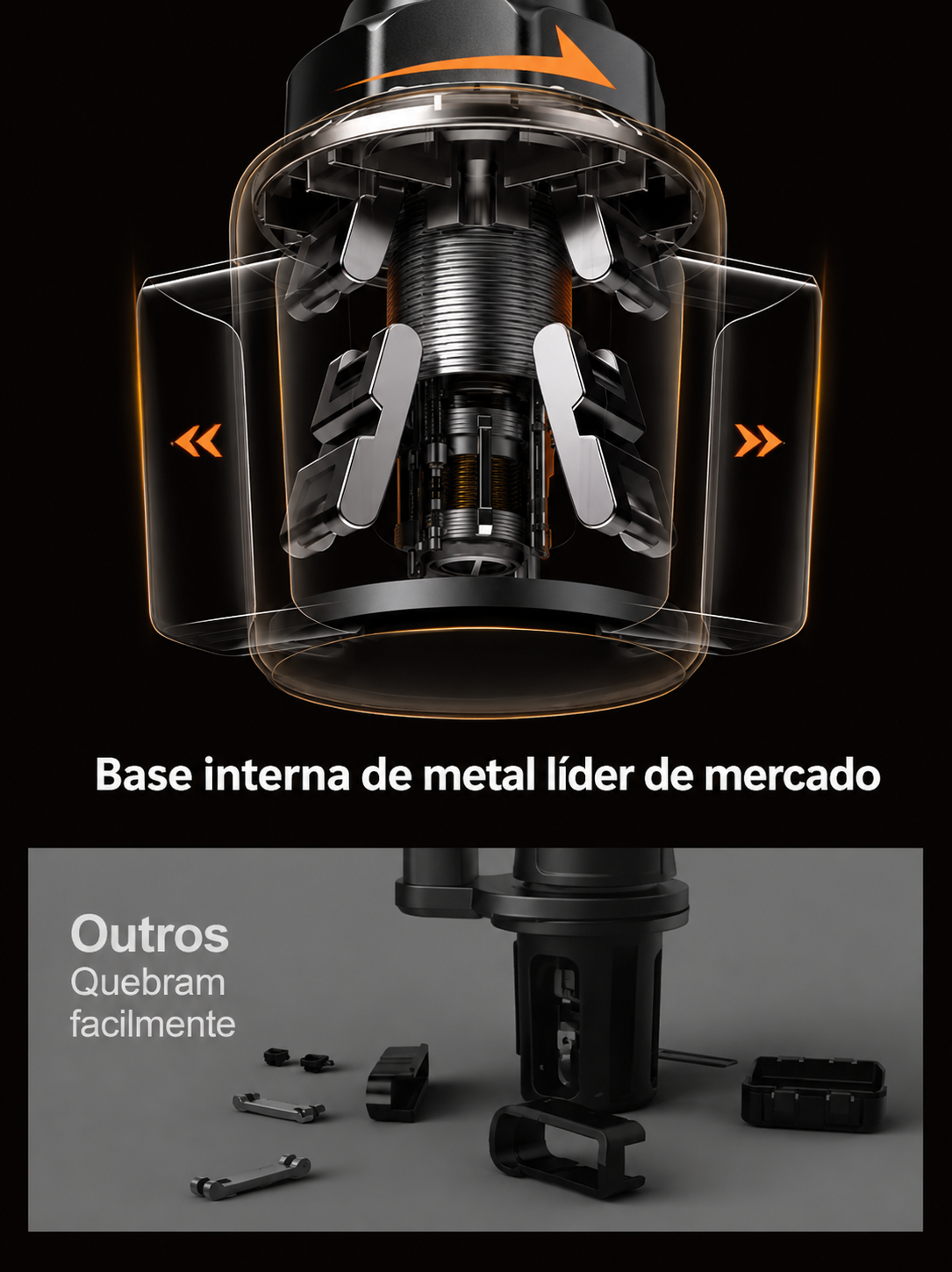 Suporte de Telemóvel para Porta-Copos de Carro | Ajustável