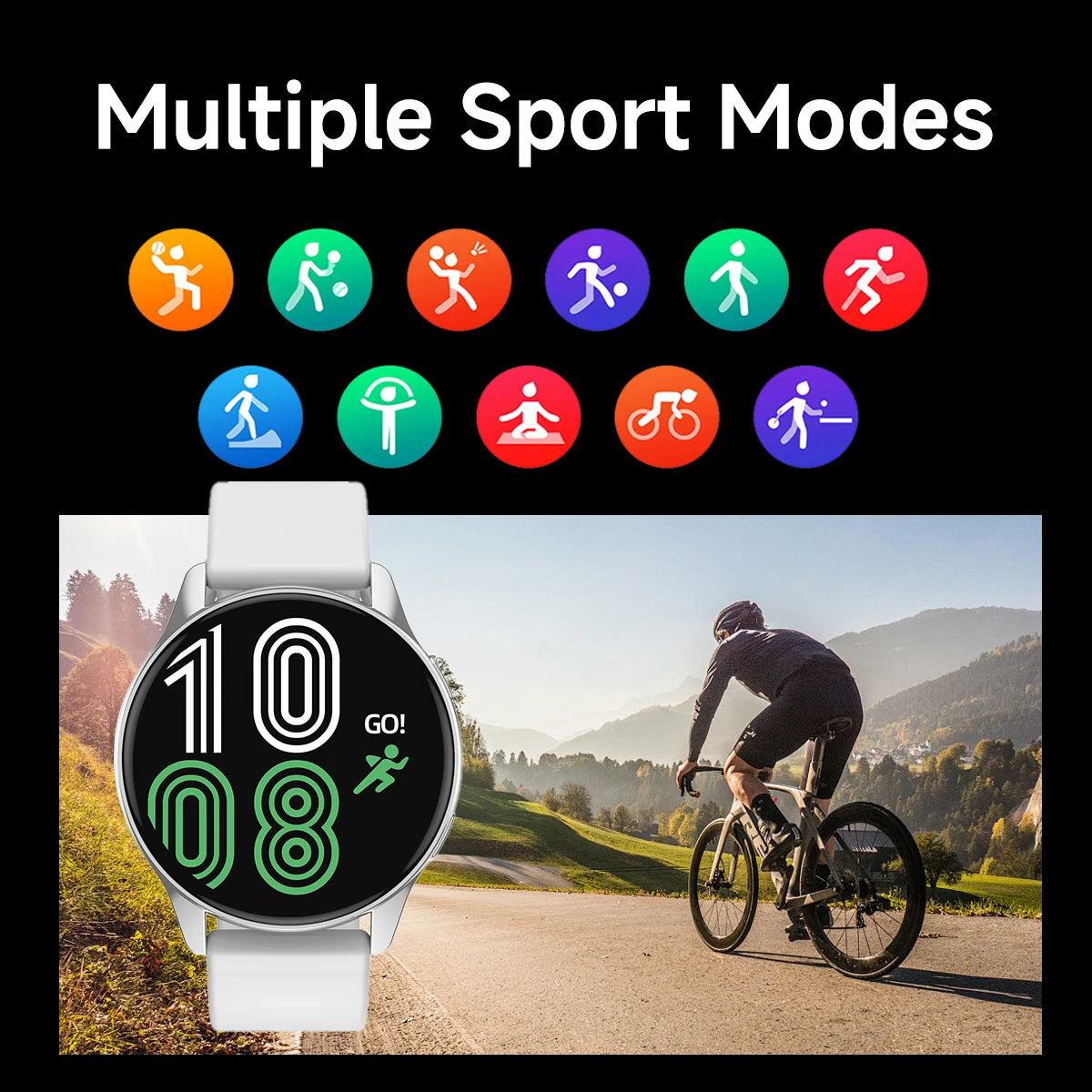 Relógio Smartwatch Bluetooth Com Chamadas E Monitorização