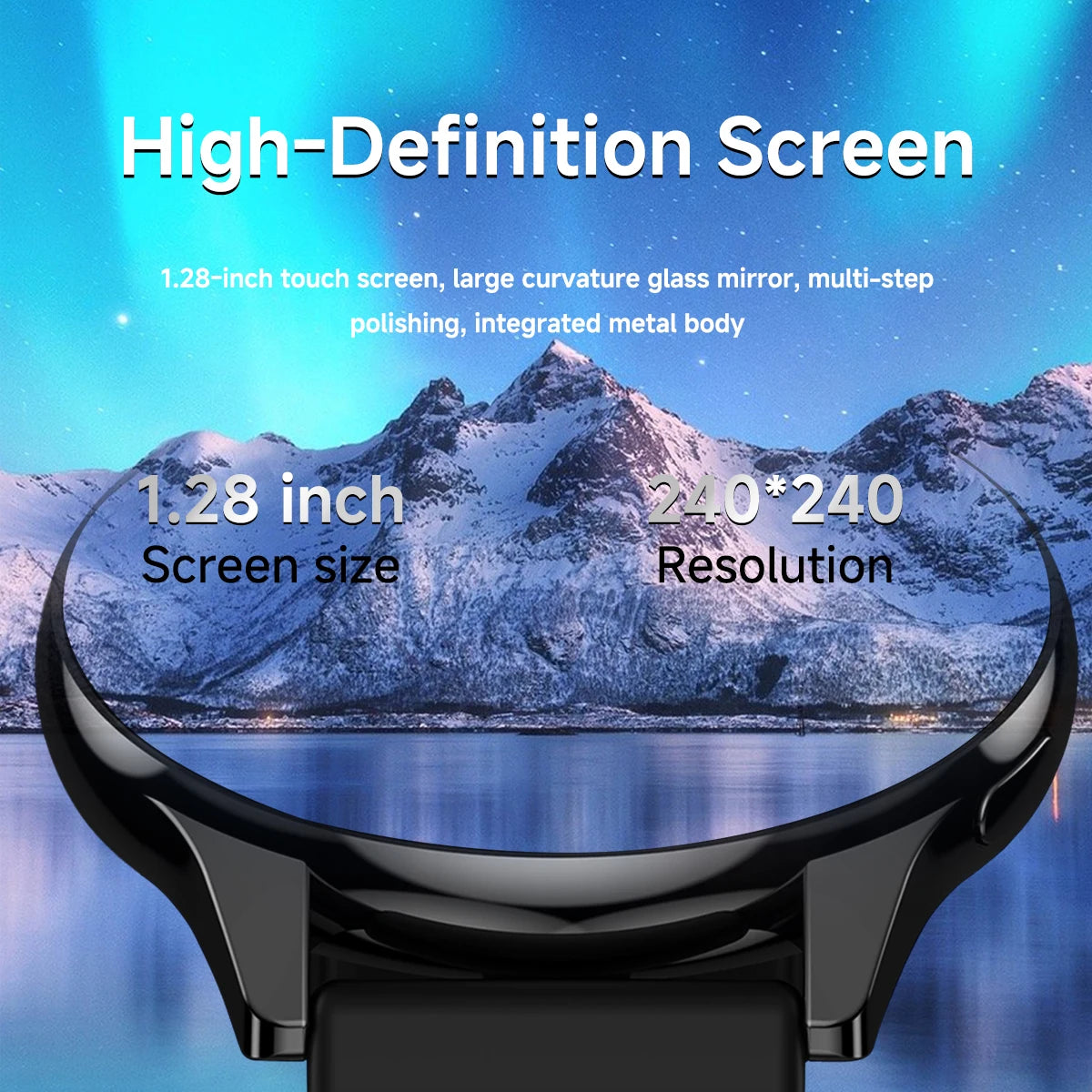 Relógio Smartwatch Bluetooth Com Chamadas E Monitorização