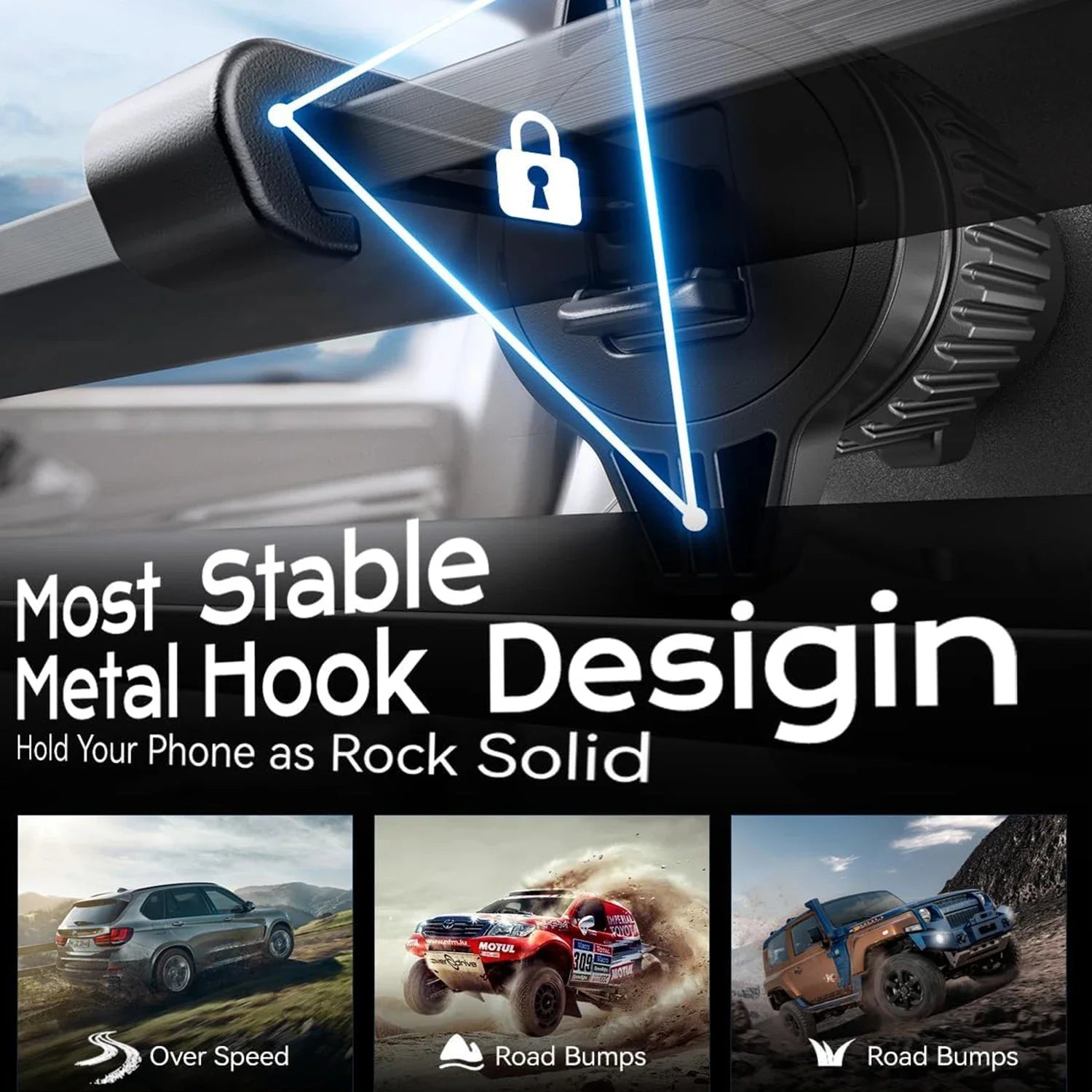 Suporte Carregador Magnético Carro 15W para iPhone