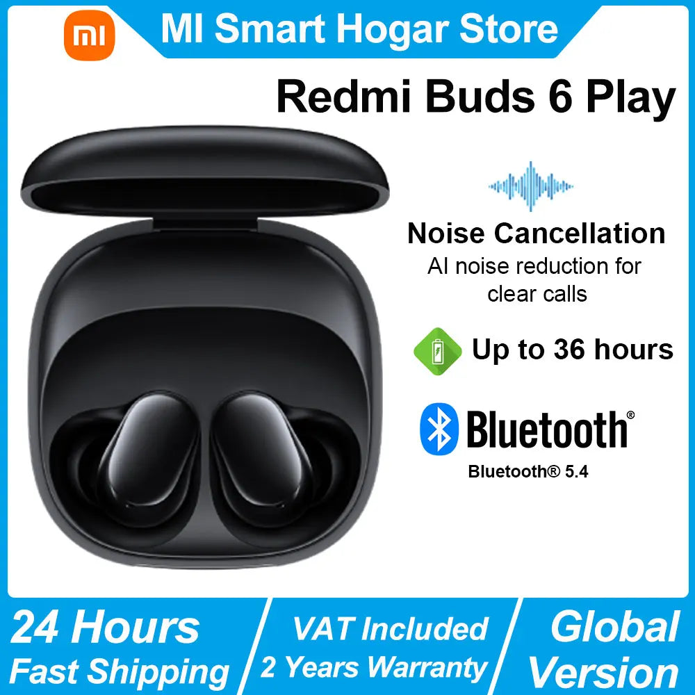 Auriculares Bluetooth TWS com Cancelamento de Ruído AI