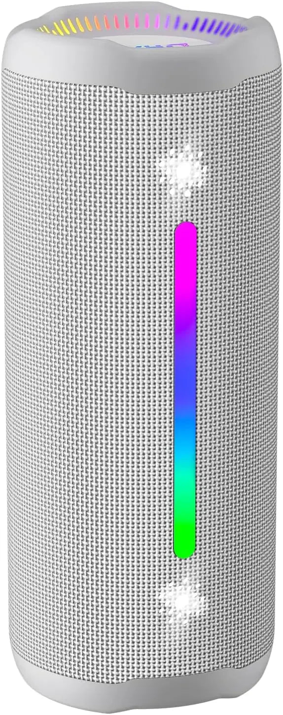 BRANCO Cor Coluna Bluetooth Portátil 35W IPX7 com Graves Potentes
