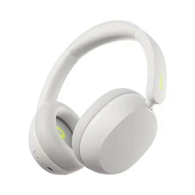 BRANCO Cor Auscultadores Bluetooth Over-Ear com Cancelamento Ativo