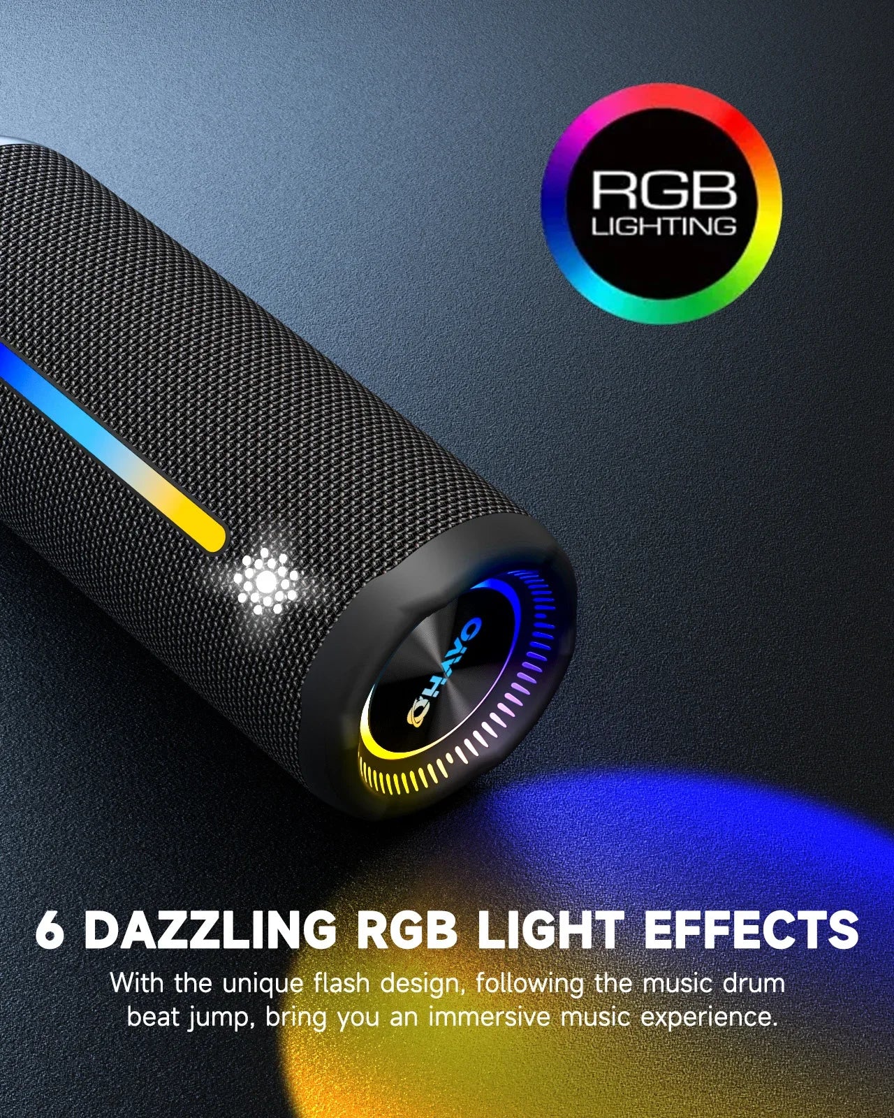 Coluna Bluetooth Portátil 35W IPX7 com Graves Potentes