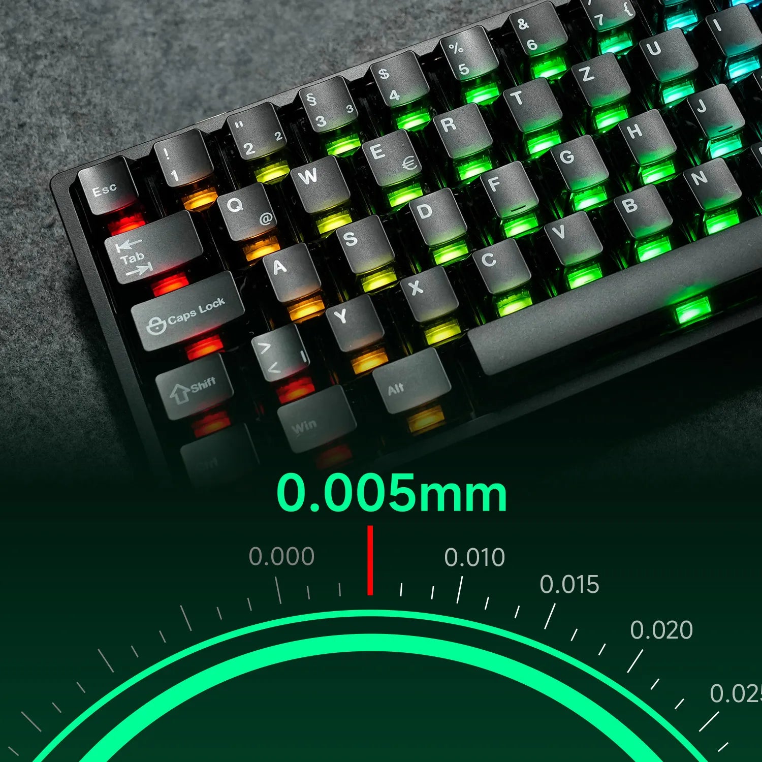 Teclado Gaming 65% Magnético ISO-DE 8K Polling RGB