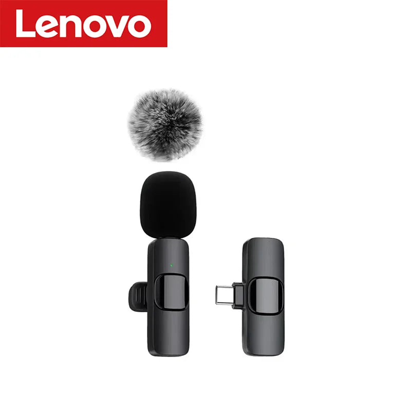 1 em 1 para Tipo-C Cor Microfone De Lapela Sem Fios Portátil Para Telemóvel