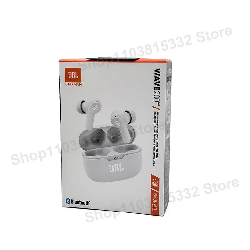 BRANCO Cor Auriculares Bluetooth TWS In-Ear com Microfone Integrado