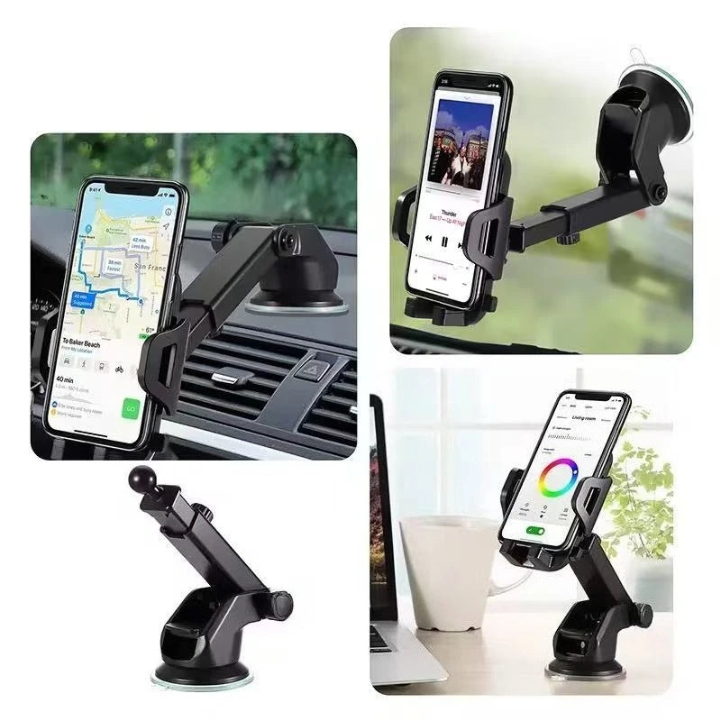 Suporte de Telemóvel para Carro com Ventosa Ajustável
