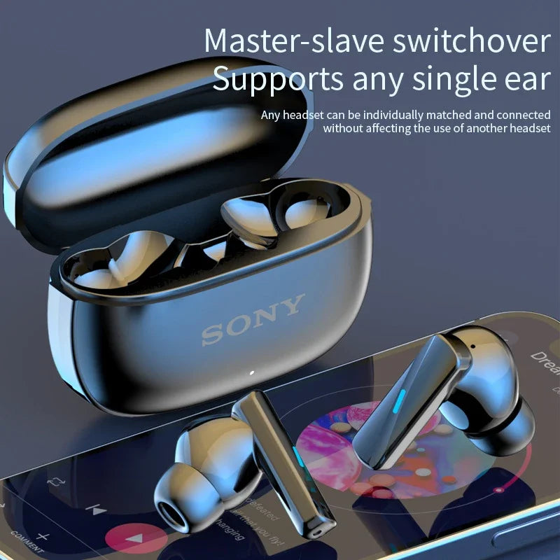 Auriculares Bluetooth TWS Desportivos In-Ear Com Microfone