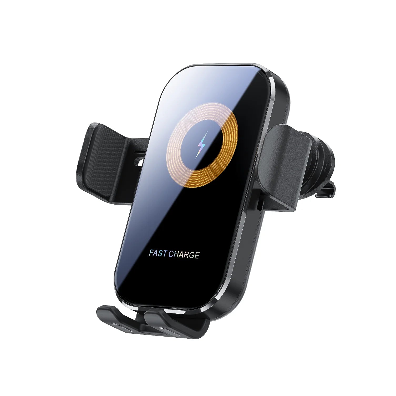 preto Cor Suporte Carro Carregador Wireless 15W com Sensor Inteligente