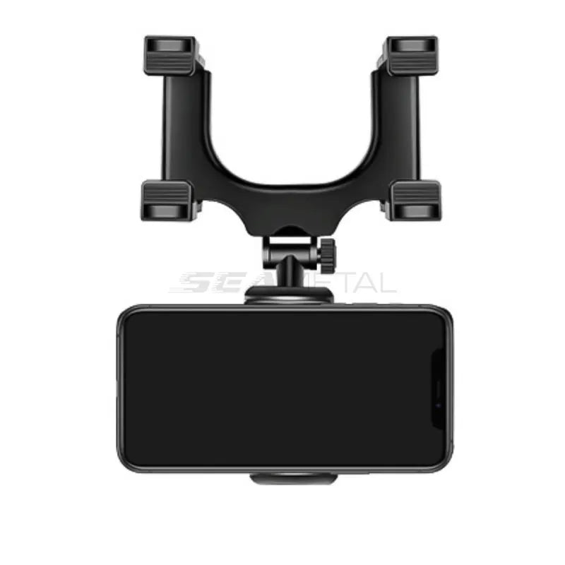 preto Cor Suporte de Telemóvel Retrovisor para Carro – Rotação Livre