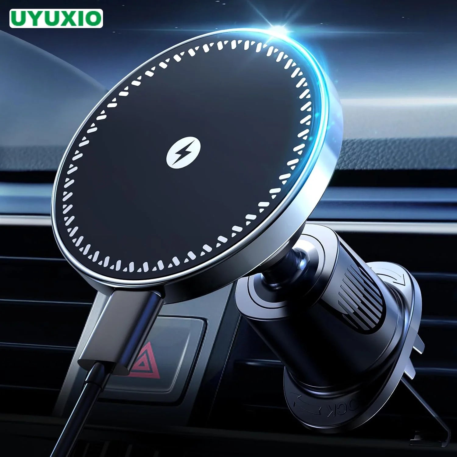 Suporte Carregador Magnético Carro 15W para iPhone