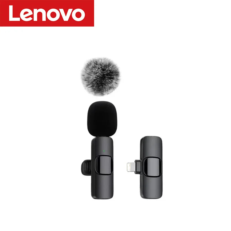 1 em 1 para Lightning Cor Microfone De Lapela Sem Fios Portátil Para Telemóvel